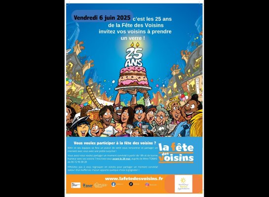 FETE DES VOISINS 2025