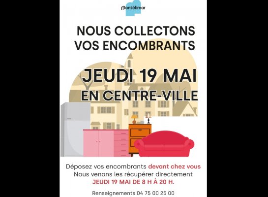 COLLECTE ENCOMBRANTS CENTRE-VILLE