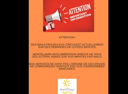 MAILS FRAUDULEUX LOYERS IMPAYÉS